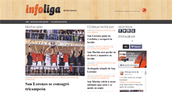 Desktop Screenshot of infoliga.com.ar